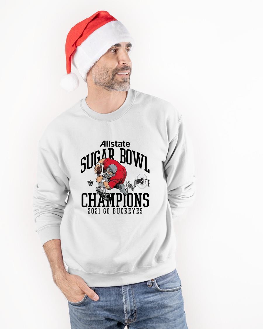 Ohio State Buckeyes Allstate Sugar Bowl Champions 2021 Go Buckeyes Sweater