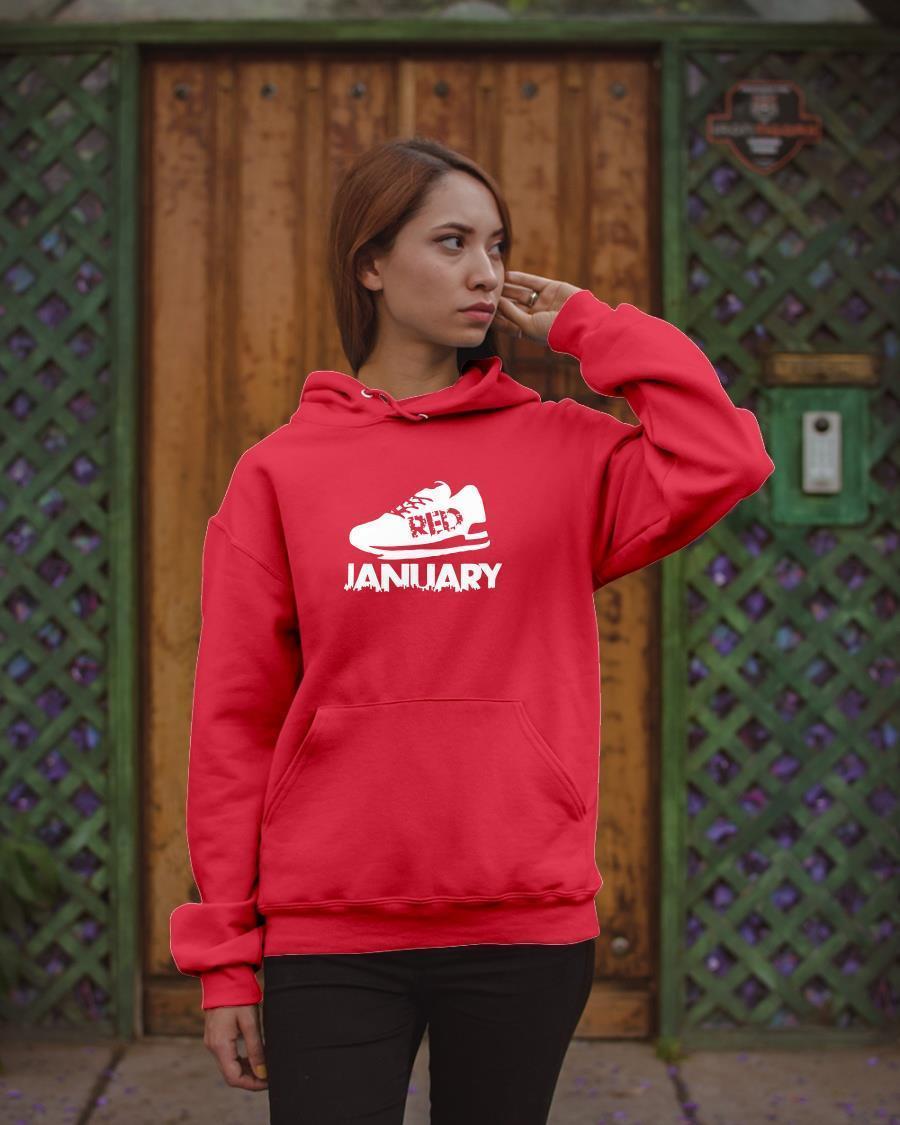Red January 2021 T Hoodie