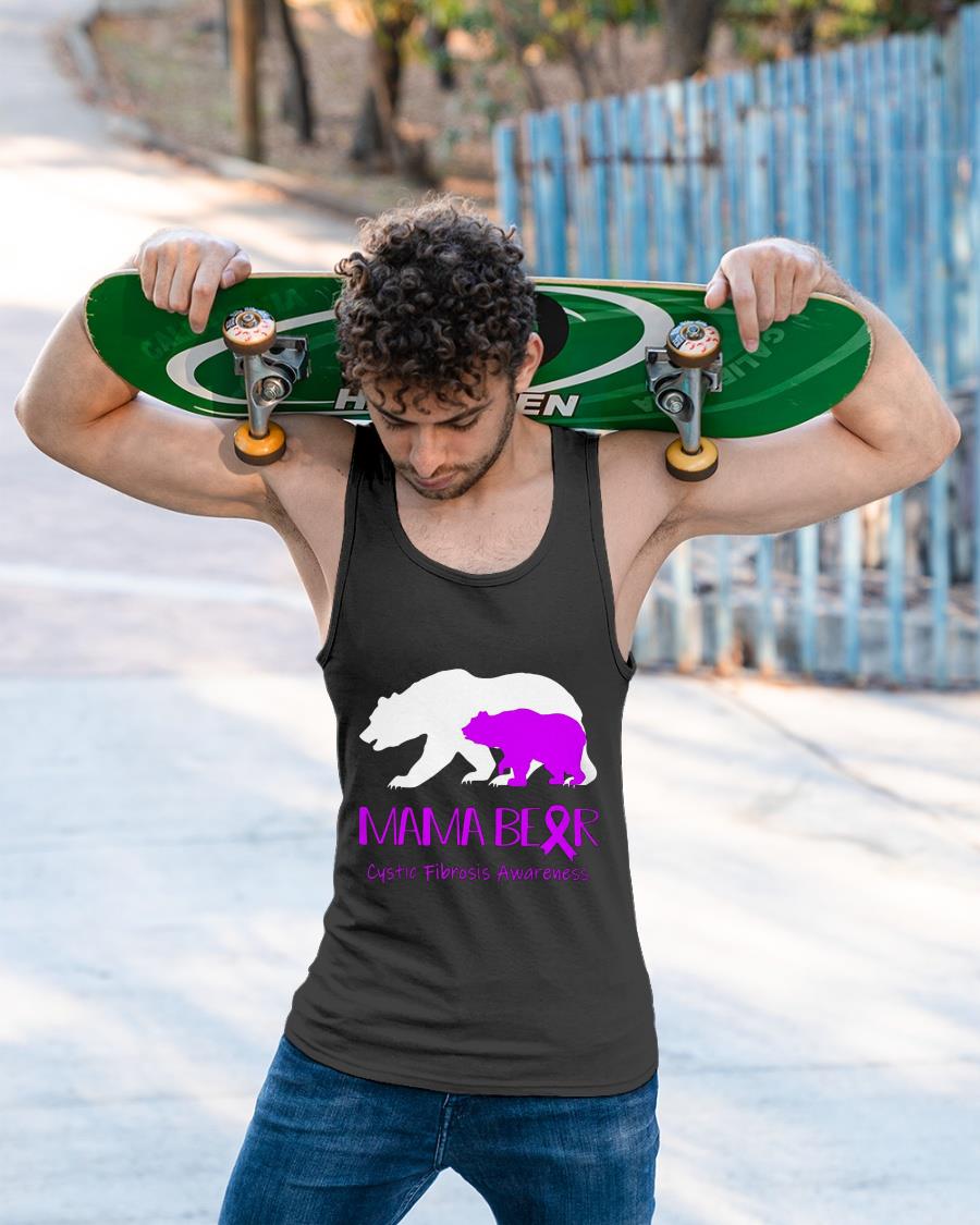 Mama Bear Cystic Fibrosis Awareness Shirt